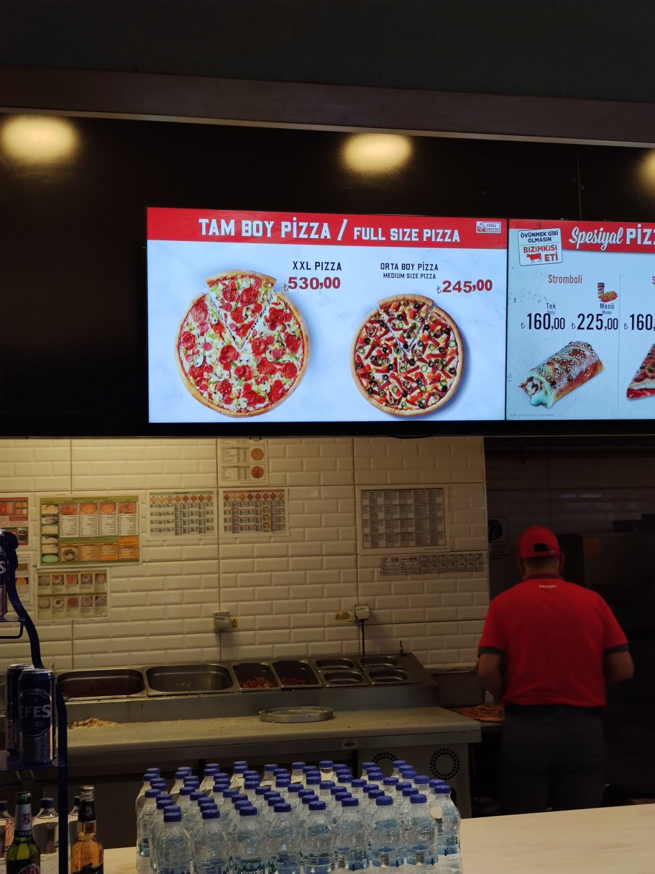İstanbul Havalimanı'nda pizza fiyatları