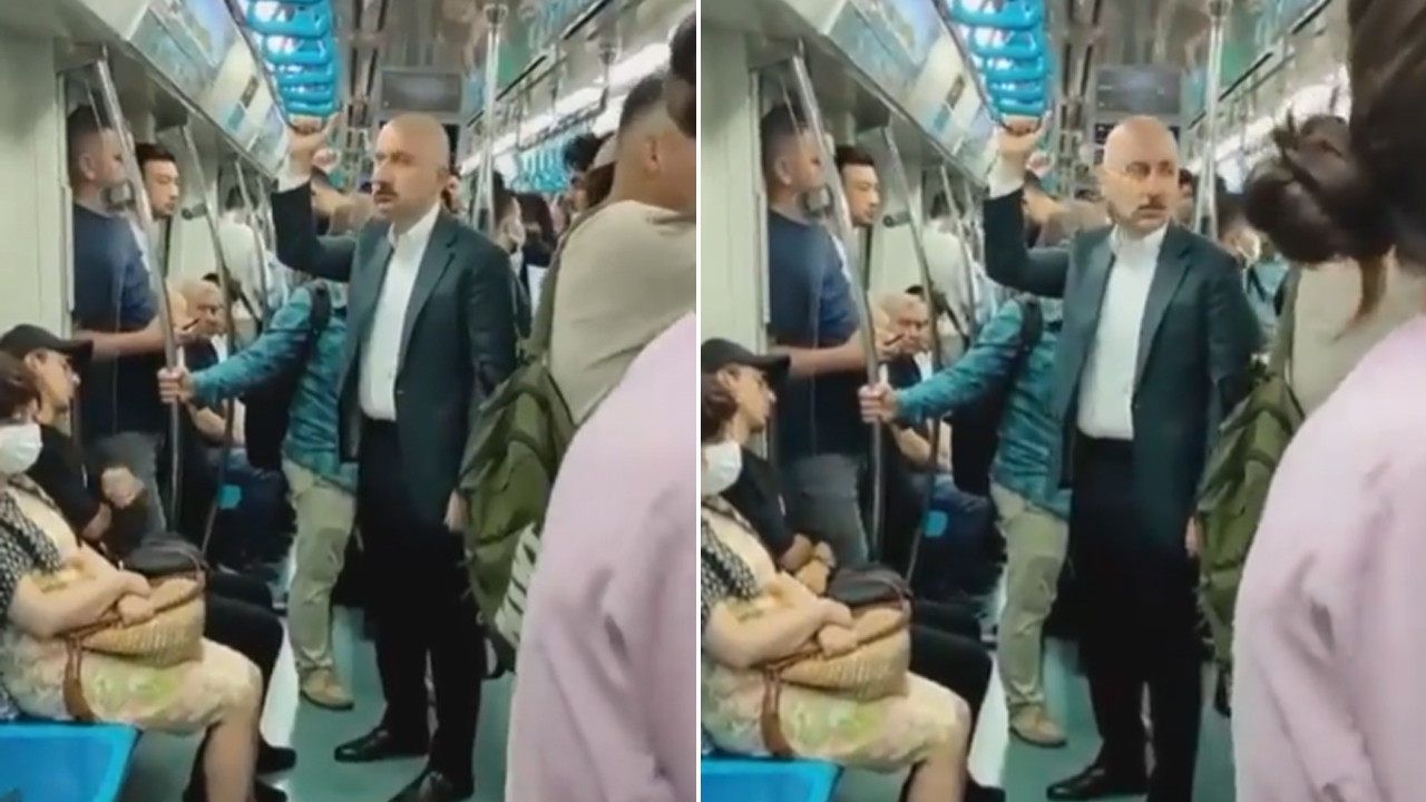 Ulaştırma Bakanı Karaismailoğlu Marmaray'a bindi! Bu görüntüler olay oldu