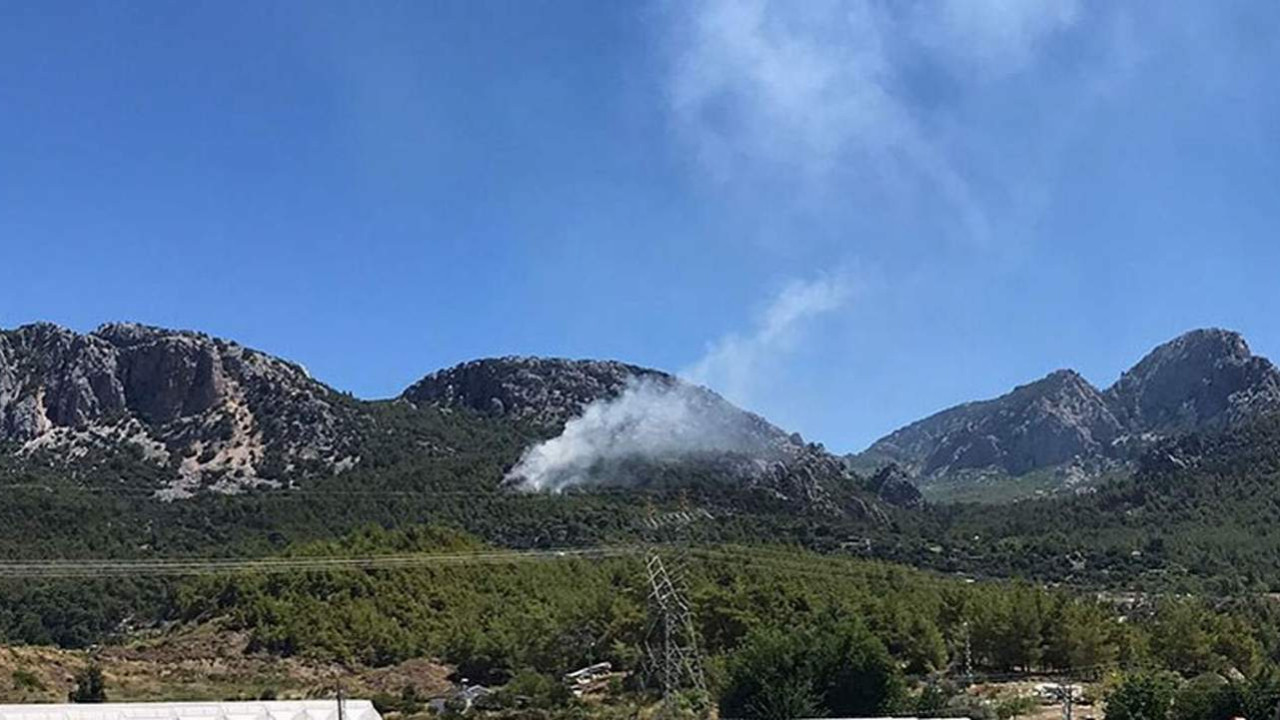 Antalya yine yanıyor! Serik'te orman yangını