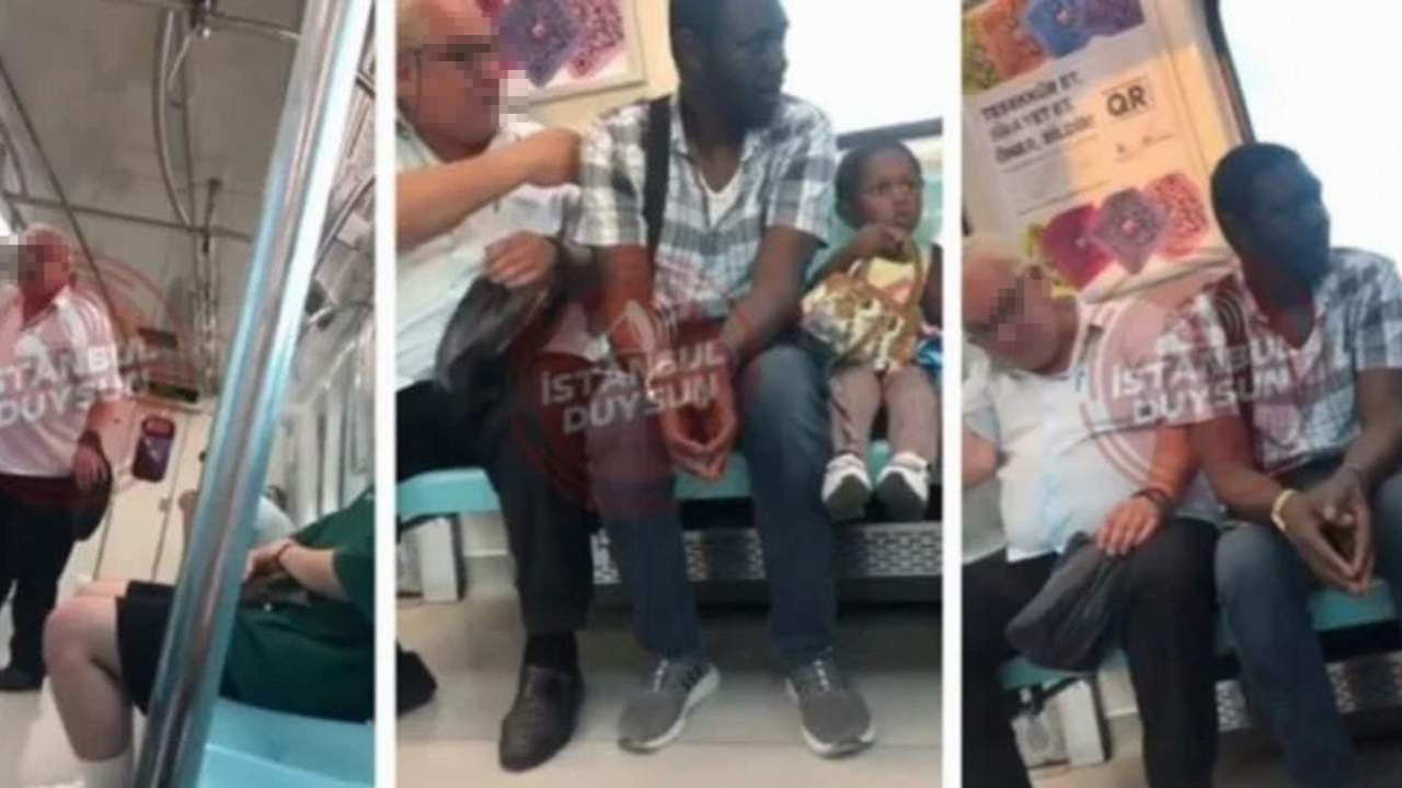 İstanbul Metrosu'nda ırkçı saldırı