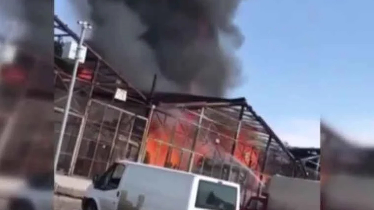 Ankara'da toptancı halinde yangın paniği