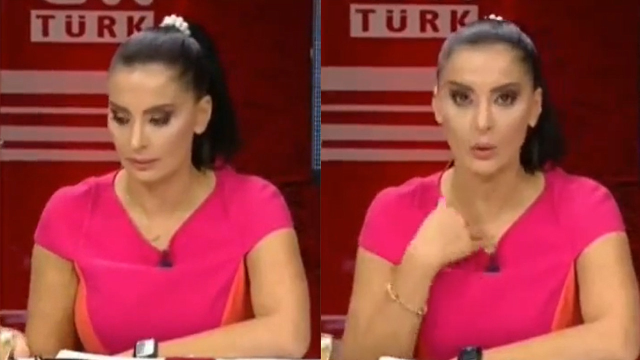 Hande Fırat'ın canlı yayında eli ayağı birbirine dolandı
