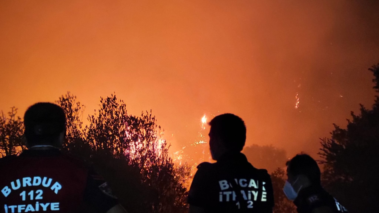 Datça'daki orman yangını kontrol altına alındı