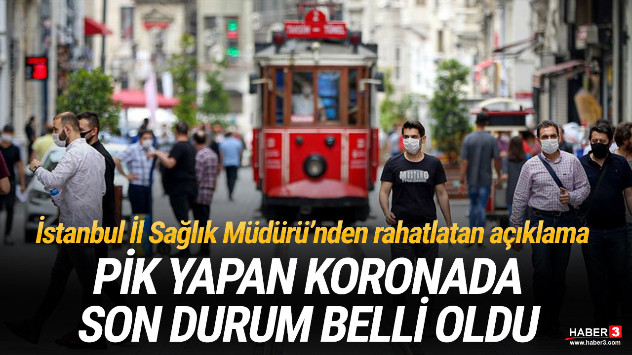 İstanbul İl Sağlık Müdürü Memişoğlu koronavirüste son durumu açıkladı