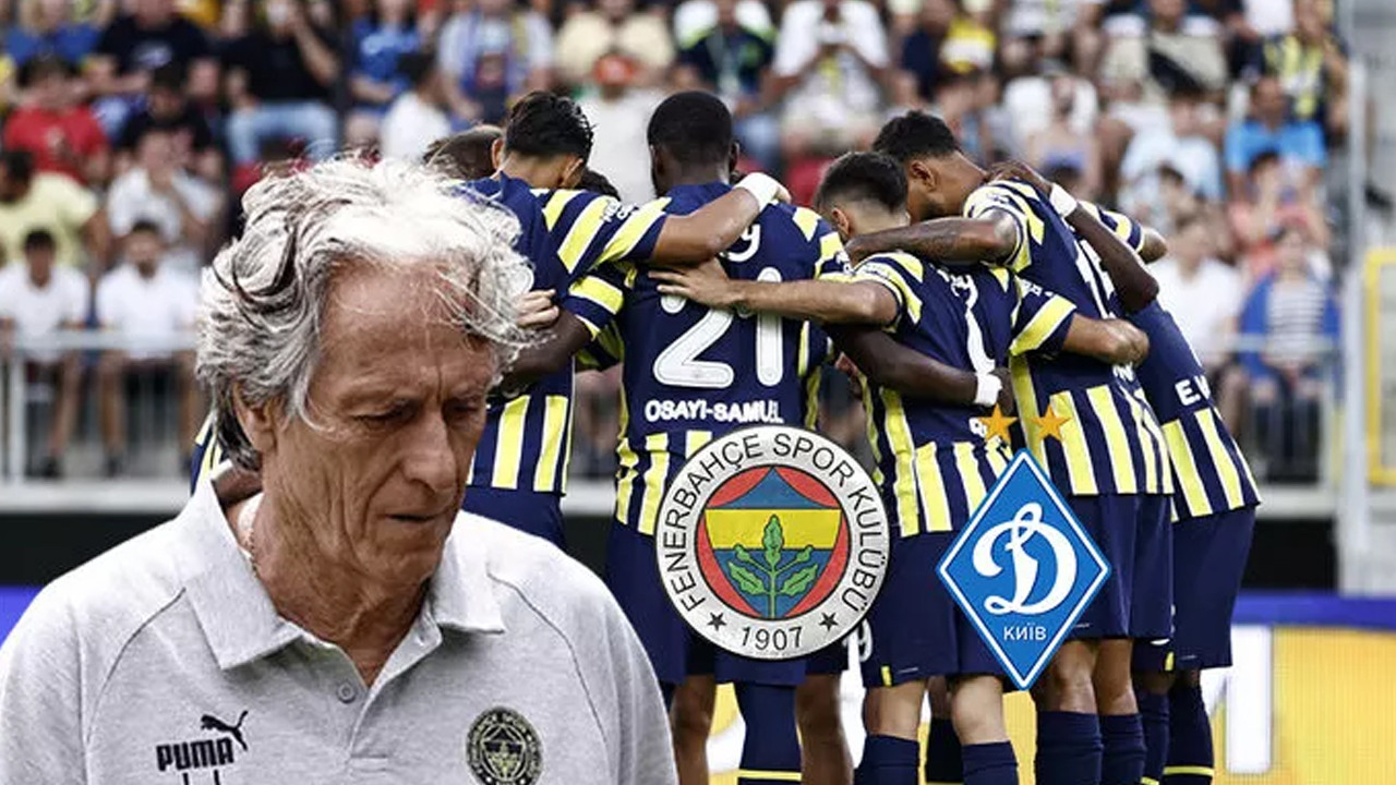 Jorge Jesus'tan şaşırtan karar: Fenerbahçe Dinamo Kiev maçının muhtemel 11'leri belli oldu