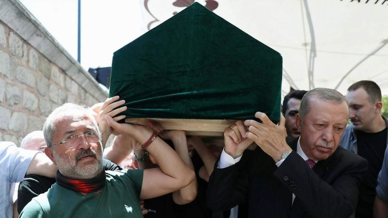 Cumhurbaşkanı Erdoğan Hacı Nimet Kaya'nın cenazesine katıldı