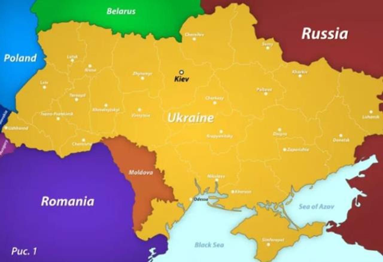 Ukrayna'nın 4 ülke arasında bölüşüldüğünü gösteren harita şoke etti - Resim: 5