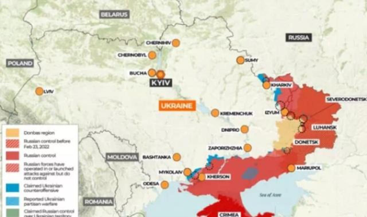 Ukrayna'nın 4 ülke arasında bölüşüldüğünü gösteren harita şoke etti - Resim: 3