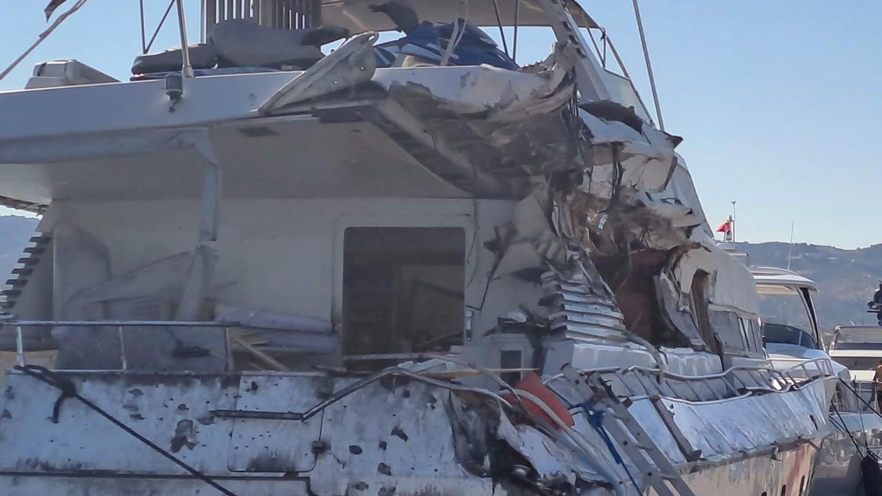 Sahil Güvenlik Bodrum'da lüks yata ateş açtı