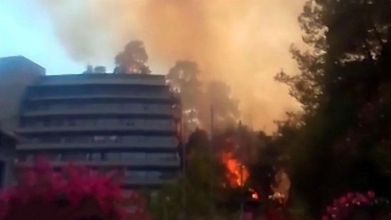 Marmaris'te orman yangını! Alevler otele sıçradı: Çıkış sebebi belli oldu