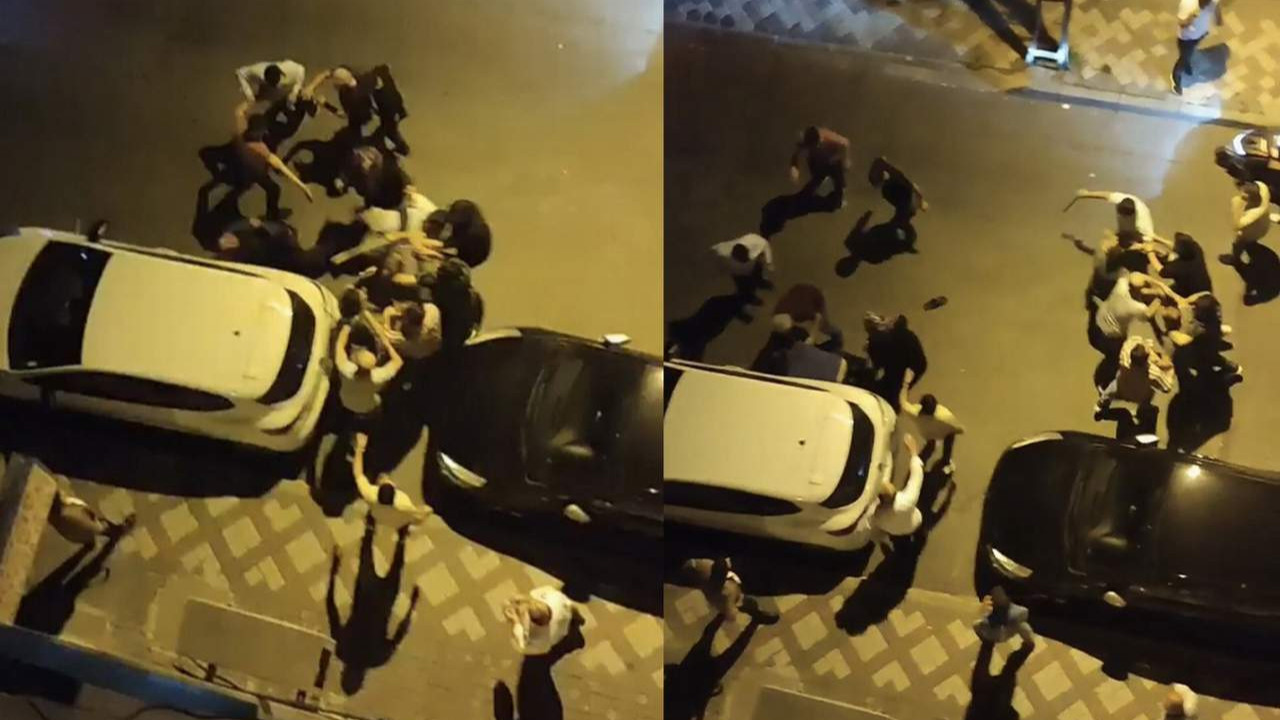 İstanbul'da cadde boks ringine döndü