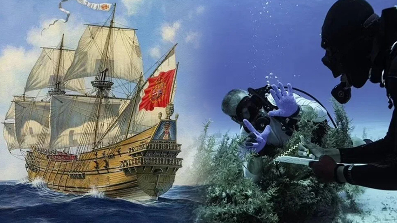 350 yıl önce batan geminin enkazından hazine çıktı! Paha biçilemiyor