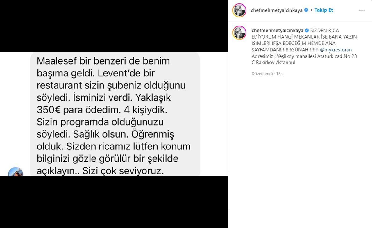 Ünlü şef Mehmet Yalçınkaya'yı kızdıran olay! ''Hepsini ifşa edeceğim'' - Resim: 4