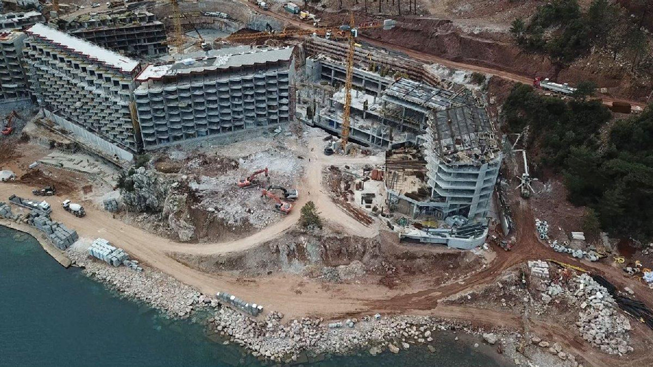 Türkiye'nin cennetindeki o inşaat durduruldu
