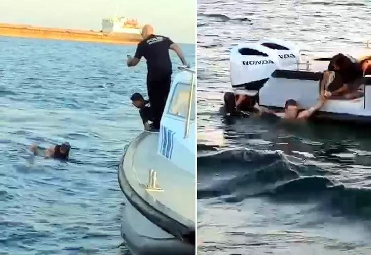 Film gibi olay: Polisten kaçmak için 2 kilometre yüzdü - Resim: 1