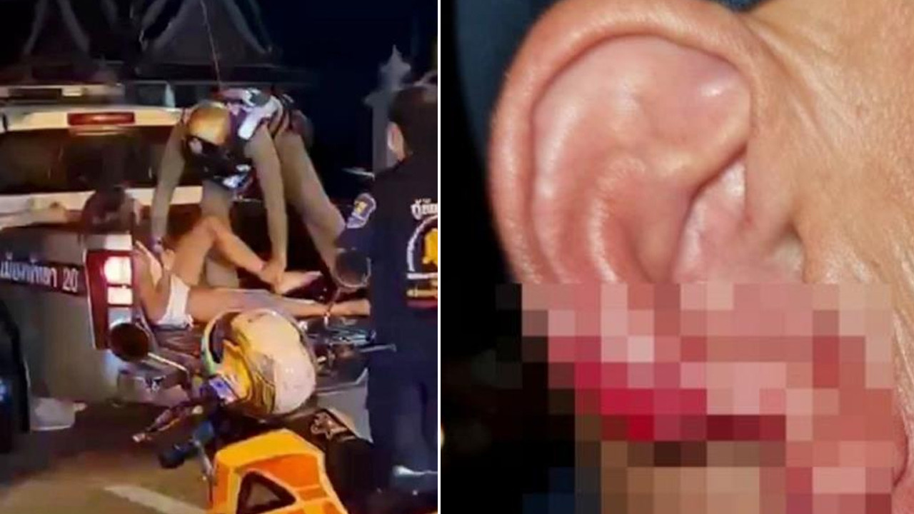 Tayland'da eskort dehşeti! Turistin kulağını koparıp yuttu