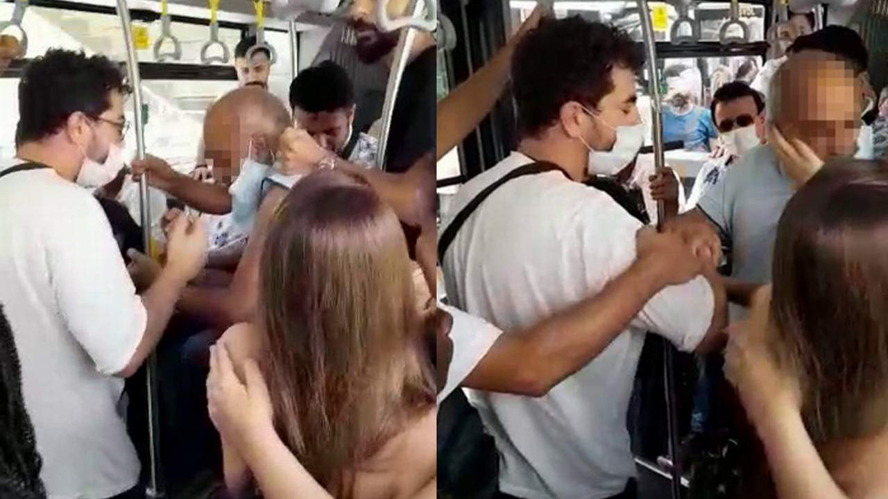 Metrobüsteki yabancı uyruklu sapık tokadı yedi