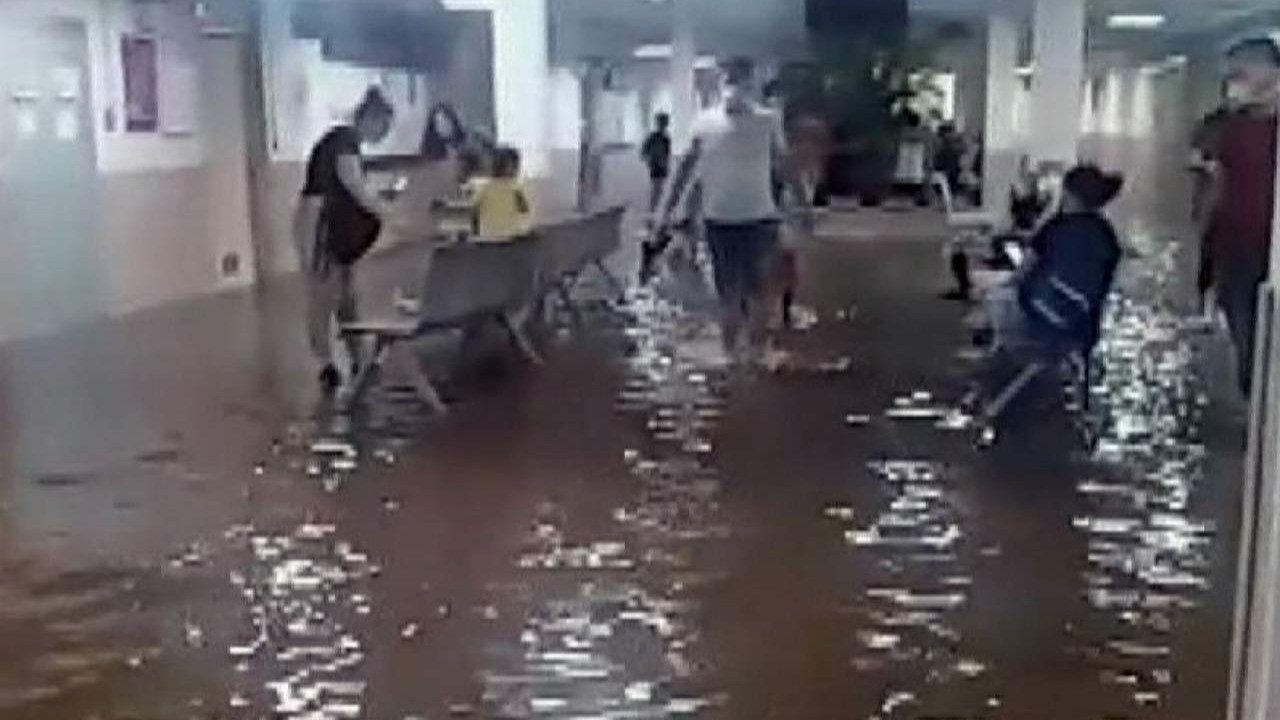 Ege Üniversitesi Tıp Fakültesi Hastanesi sular altında