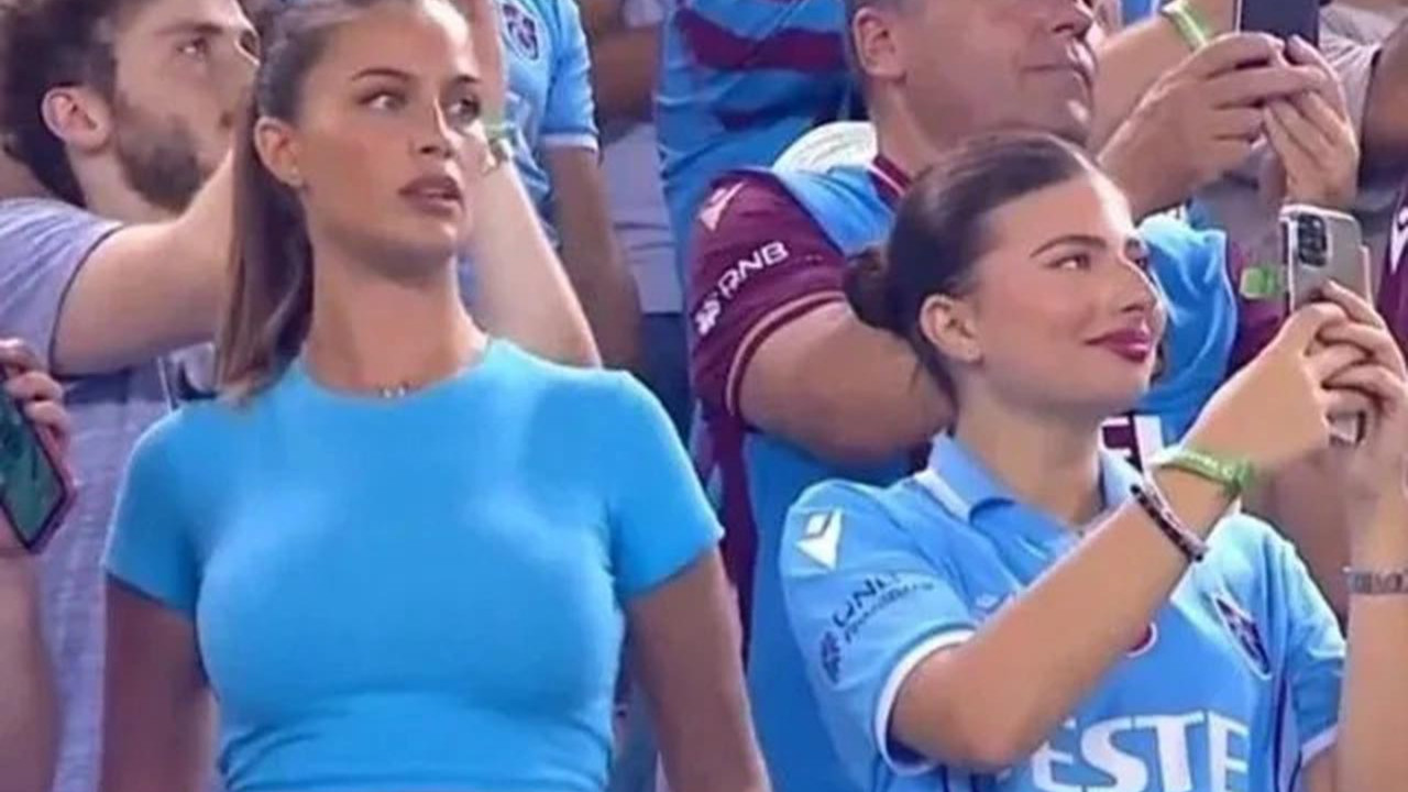 Tüm gözler ondaydı! Trabzonspor-Kopenhag maçına damga vuran güzel