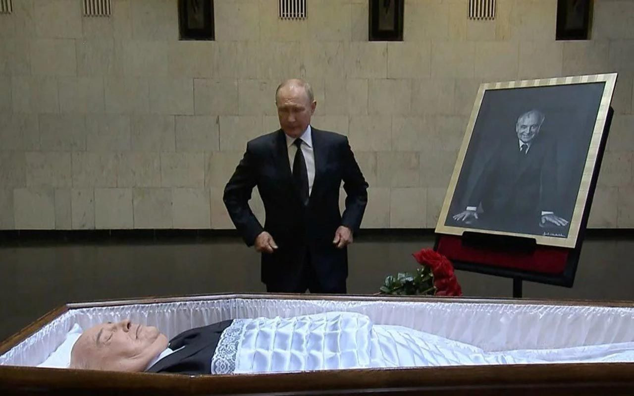 Putin, Garbaçov'a böyle veda etti - Resim: 4