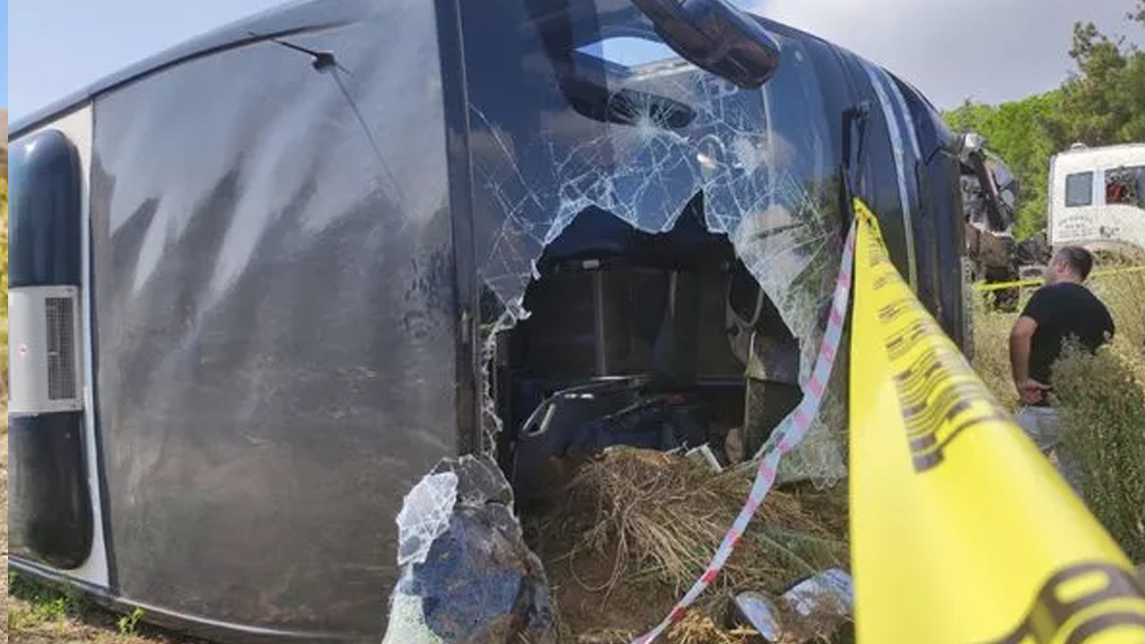 Çanakkale'de feci kaza! Tur otobüsü devrildi Ölü ve yaralılar var