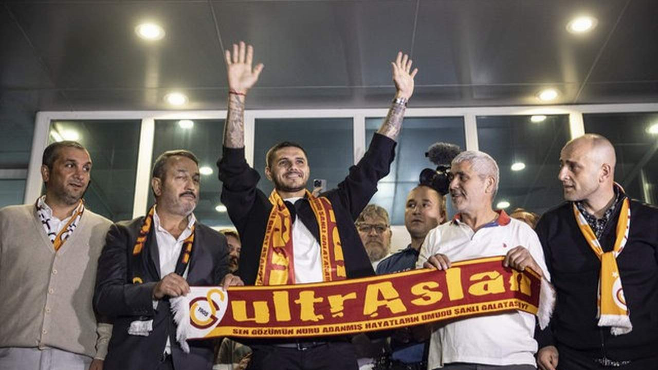 Galatasaray Icardi'yi İstanbul'a getirdi