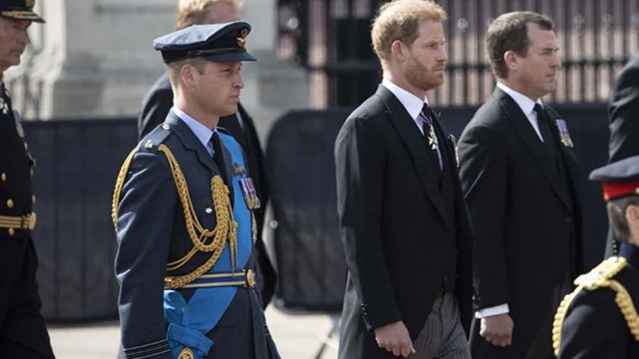 Kraliçe II. Elizabeth'in cenazesi öncesinde Prens Harry düğümü çözüldü