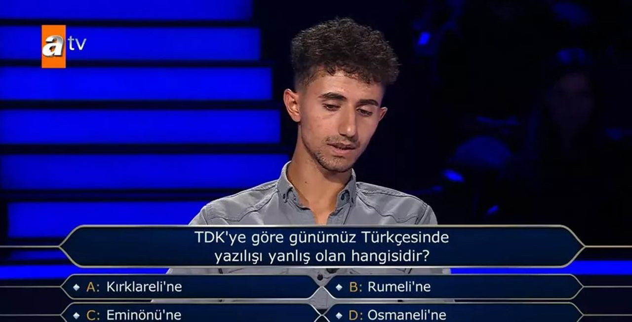 Kim Milyoner Olmak İster'de 200 bin TL'lik soru tepki çekti - Resim: 3