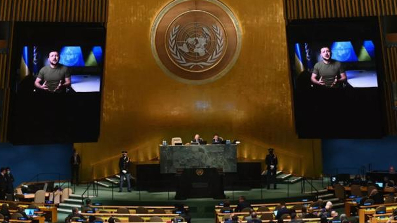 Zelenski'den BM'ye Rusya çağrısı: ''Veto hakkını elinden alın''