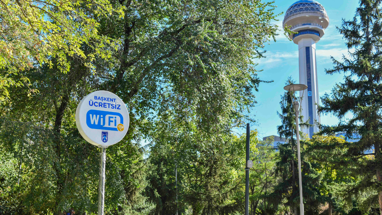 Ankara Büyükşehir'den 57 noktada ücretsiz Wi-Fi hizmeti