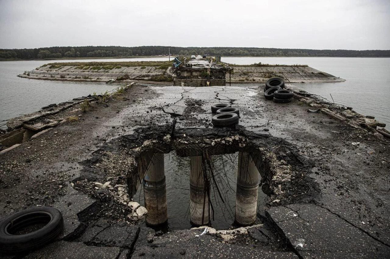 Ukrayna'da savaşın yok ettiği kasaba böyle görüntülendi - Resim: 3