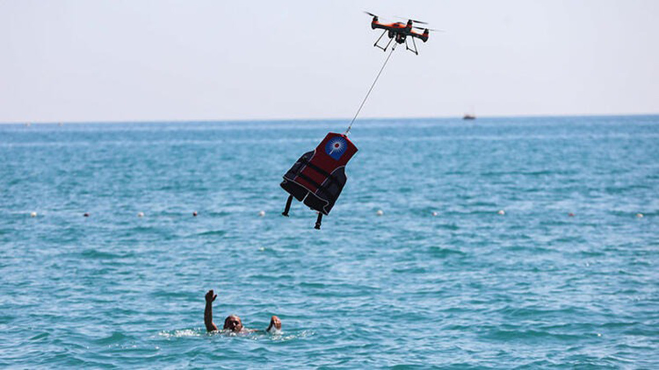 Antalya boğulma vakaları için ''cankurtaran dronelar'' görevde