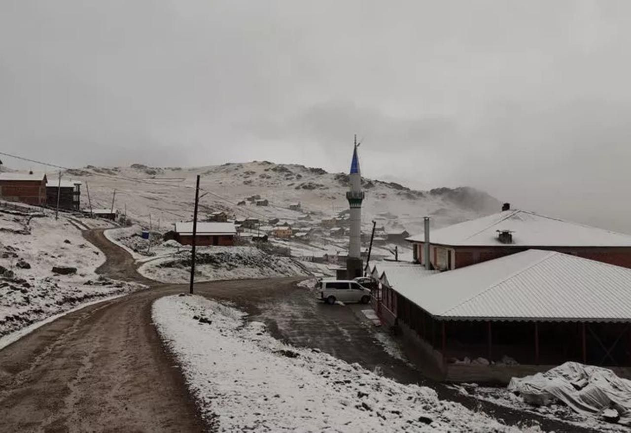 Trabzon, Rize ve Artvin'de kar yağışı! Bu manzarayla uyandılar - Resim: 1