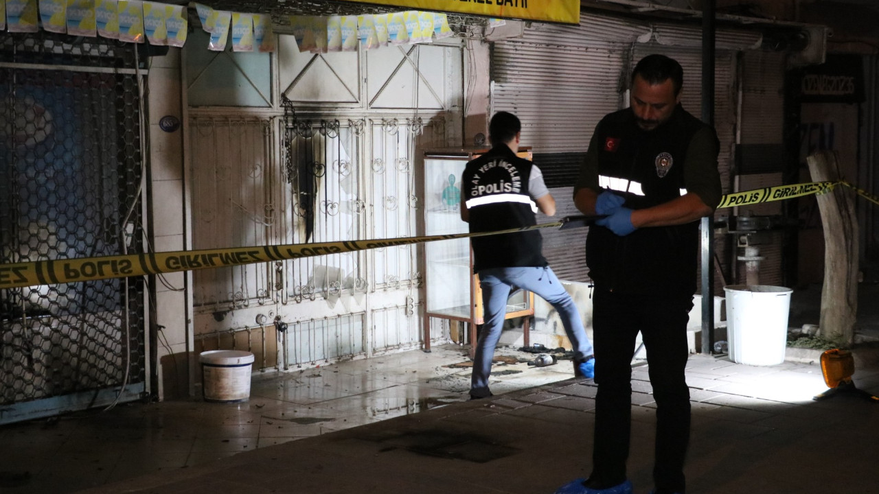 Tekel bayisine molotoflu saldırı