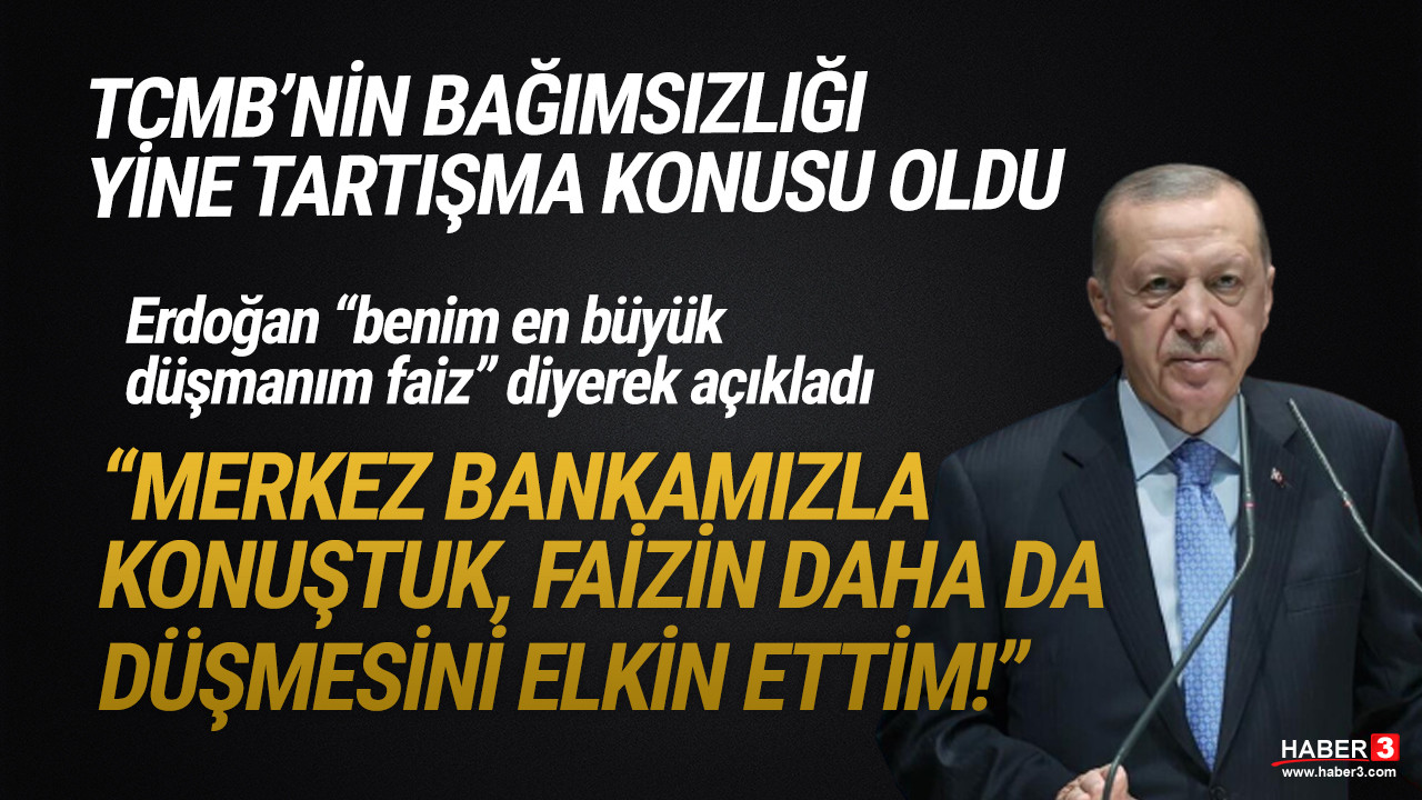 Erdoğan'dan itiraf gibi açıklama: ''Merkez Bankamızla konuştuk''