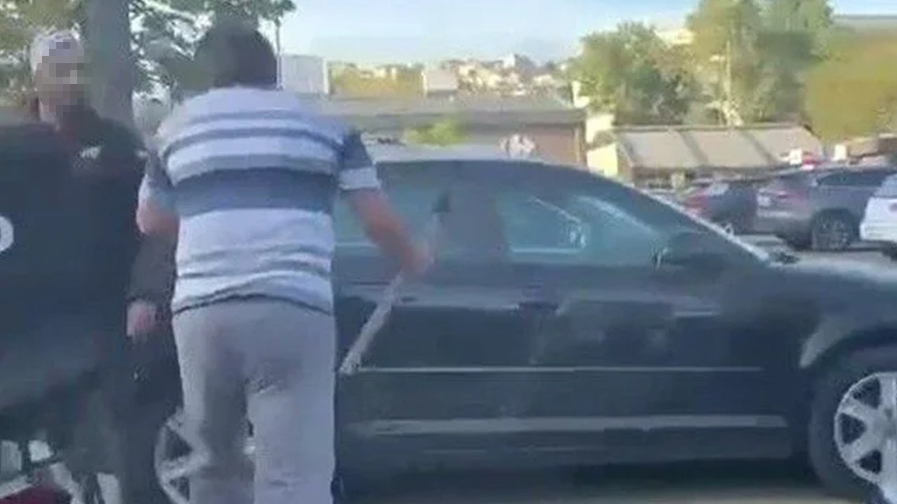 Trafikte baltalı dehşet!