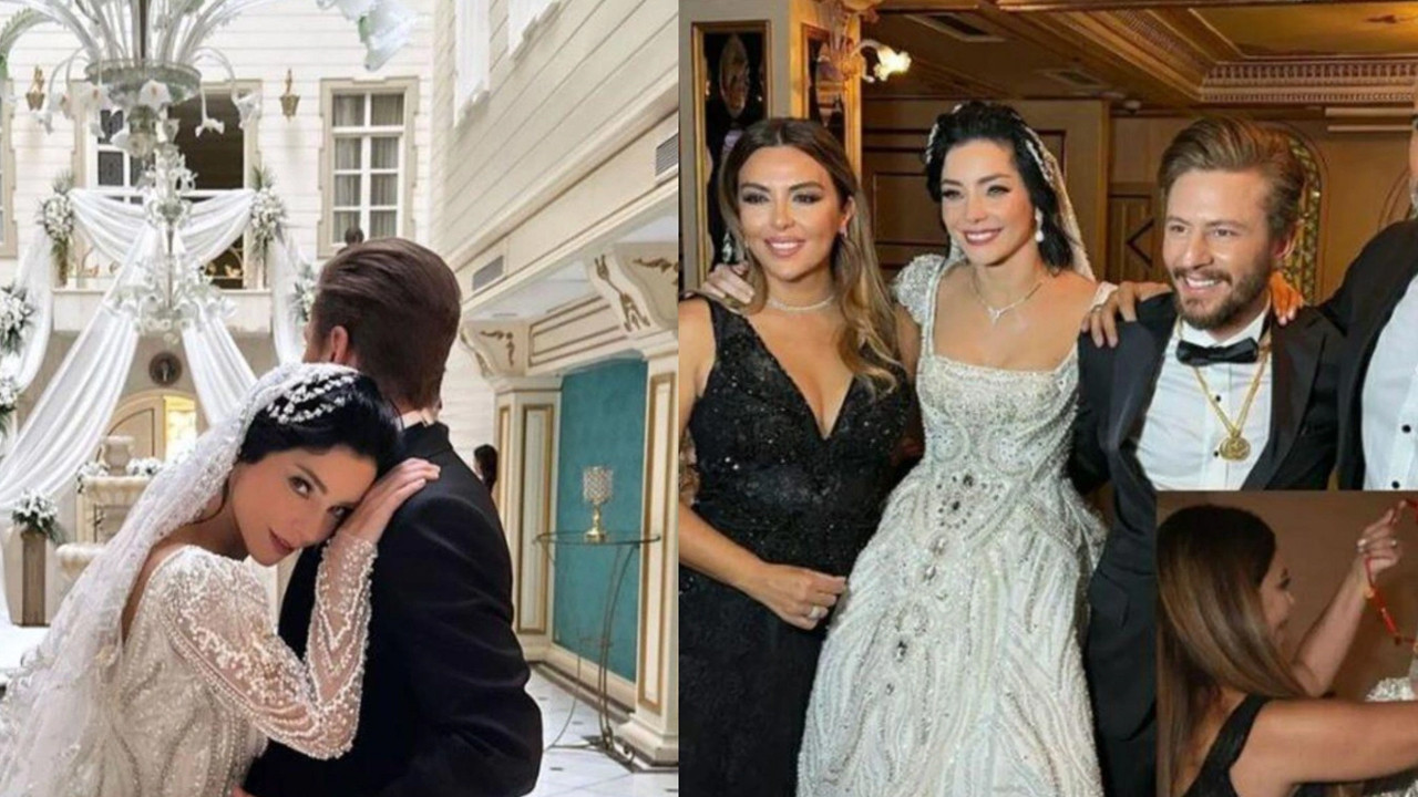 Aslı Hünel evlenen Merve Boluğur'a 10 tam altın taktı