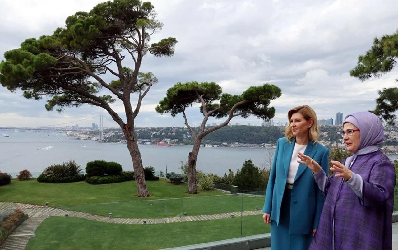 Emine Erdoğan, Zelenski'nin eşini İstanbul'da ağırladı - Resim: 4