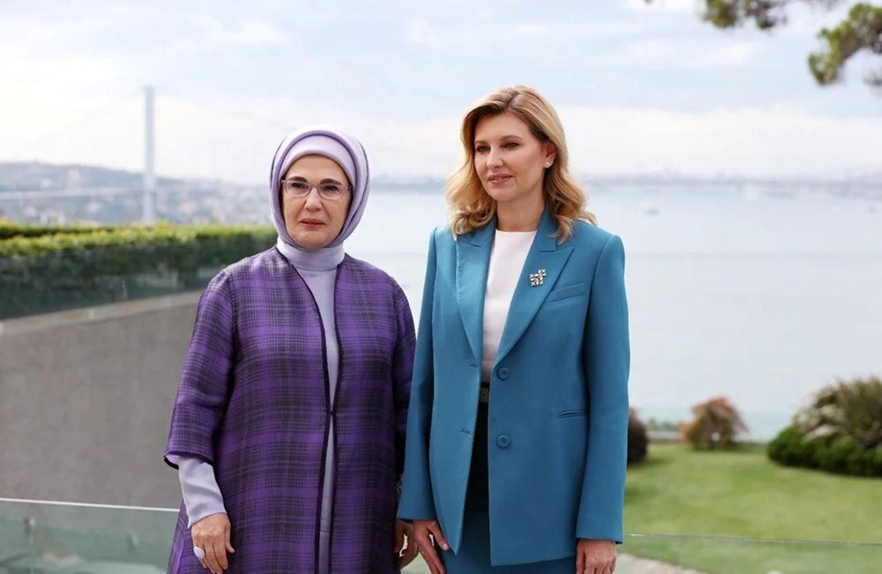 Emine Erdoğan, Zelenski'nin eşini İstanbul'da ağırladı - Resim: 3