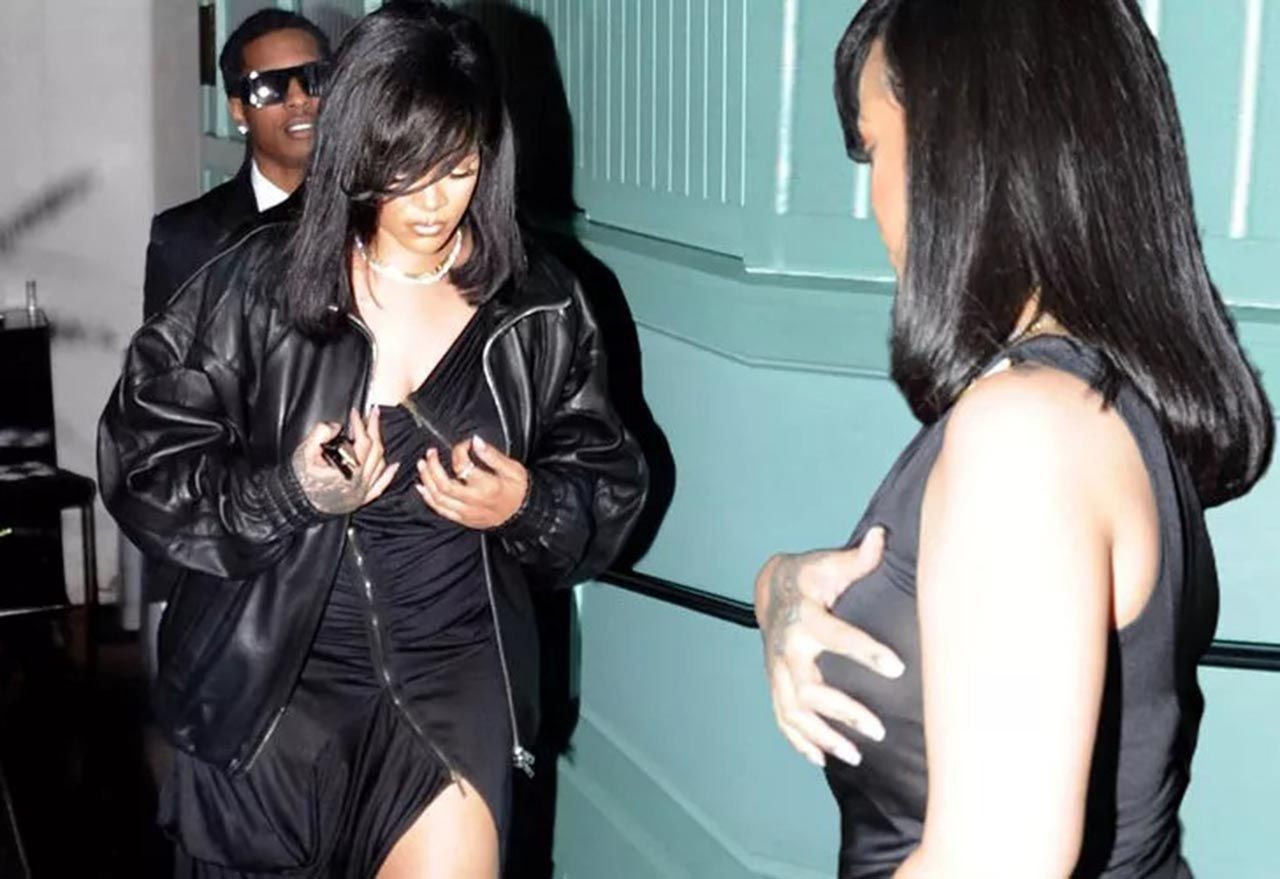 Rihanna fena yakalandı: Neresini kapatacağını bilemedi... - Resim: 1