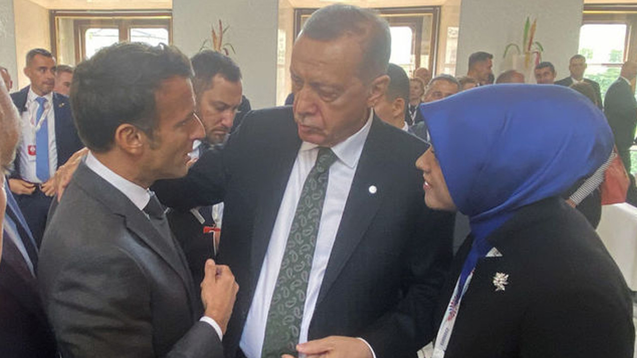 Erdoğan'dan Macron'a: ''Gel seni de alalım Türk Birliği'ne''