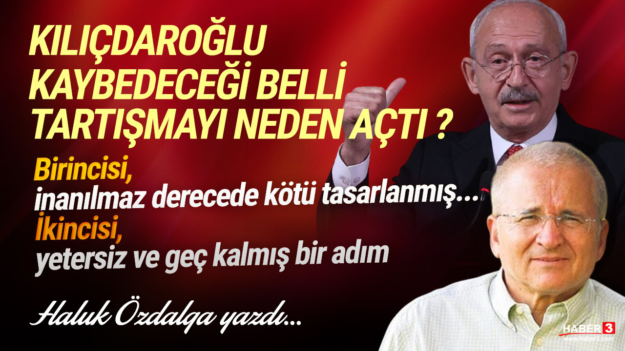 Haber3.com yazarı Haluk Özdalga yazdı: Kılıçdaroğlu’nun kötü tasarlanmış ve gecikmiş başörtüsü hamlesi