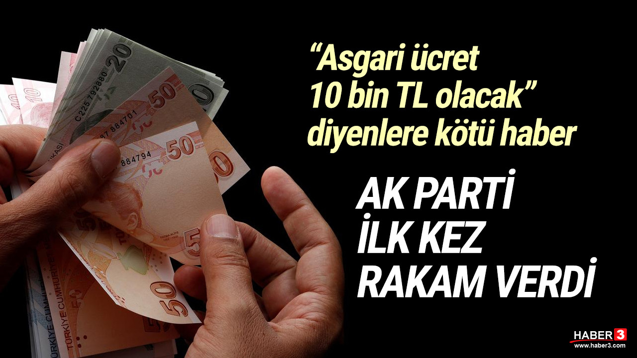 AK Parti ilk kez rakam verdi: Yeni asgari ücret ne kadar olacak?