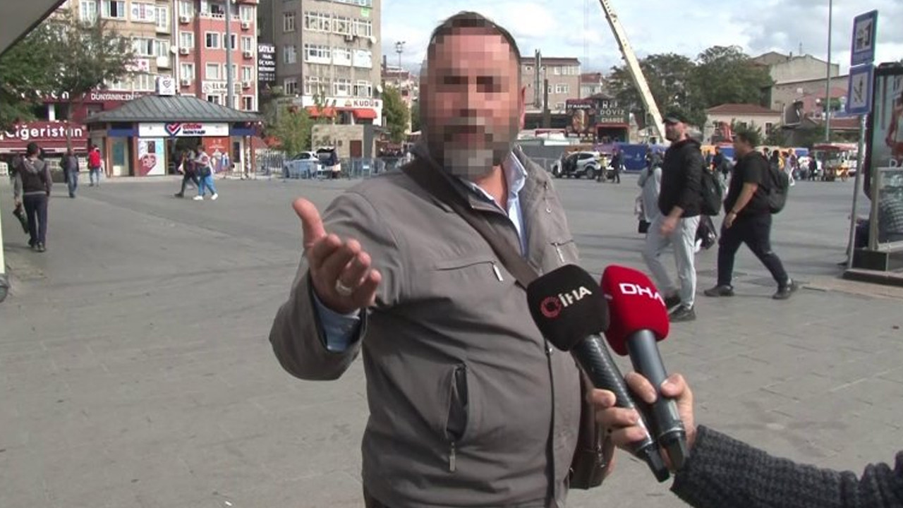 İstanbul’da yolcu seçen taksici polislere tepki gösterip gazetecilere küfür etti