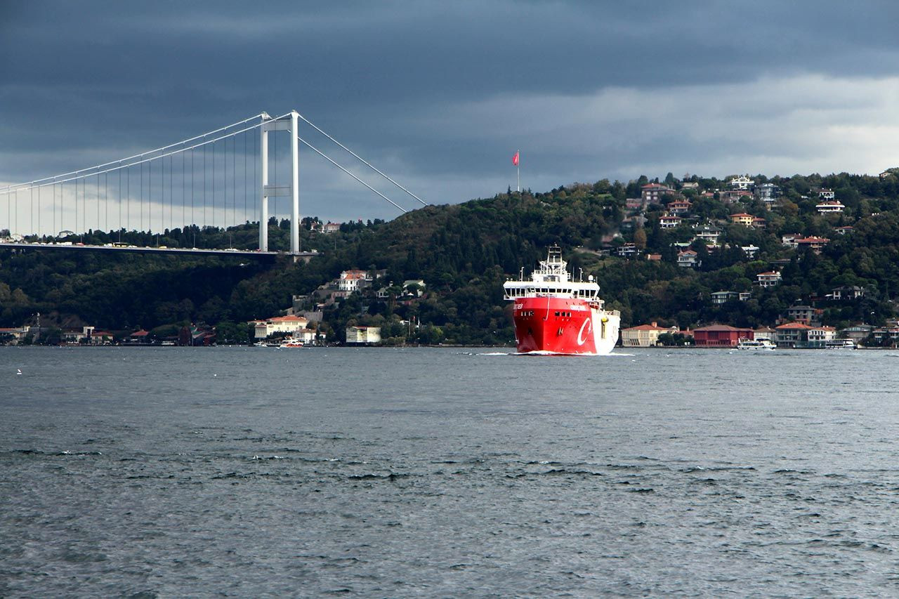 Oruç Reis, İstanbul'dan yola çıktı - Resim: 1