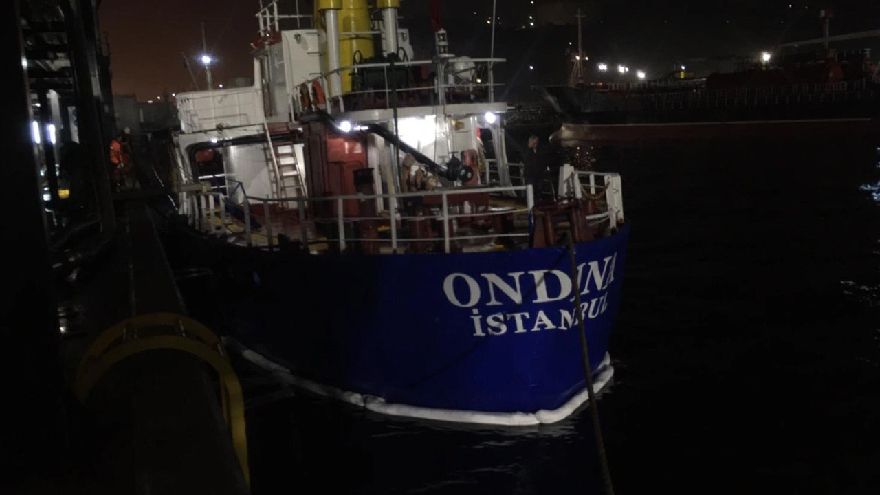 Denizi kirleten gemiye 2 milyon 380 bin lira ceza