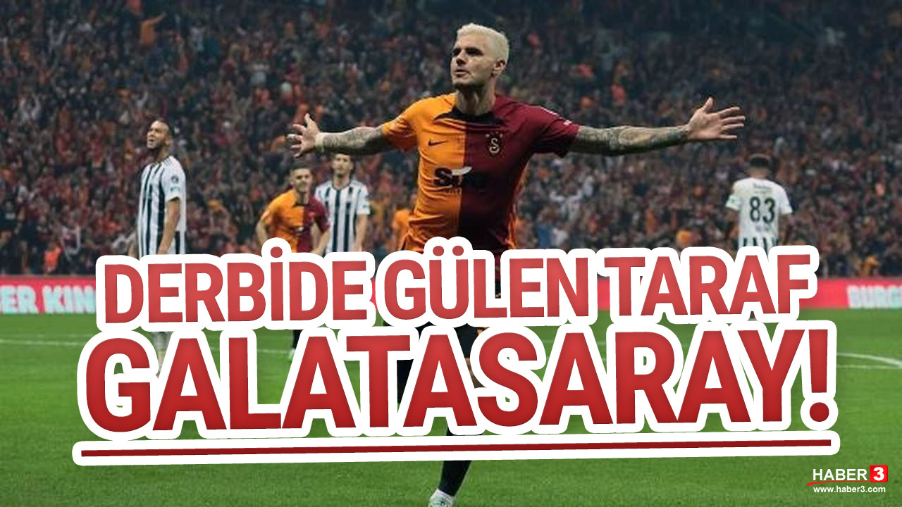 Derbide gülen taraf Galatasaray oldu!