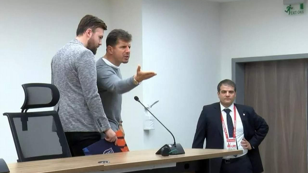 Emre Belözoğlu basın toplantısında çılgına döndü