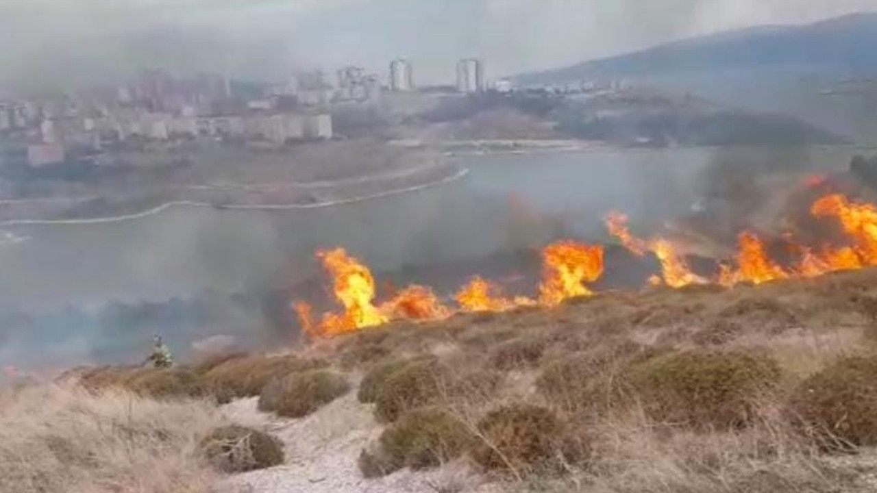 Balıkesir'de korkutan yangın
