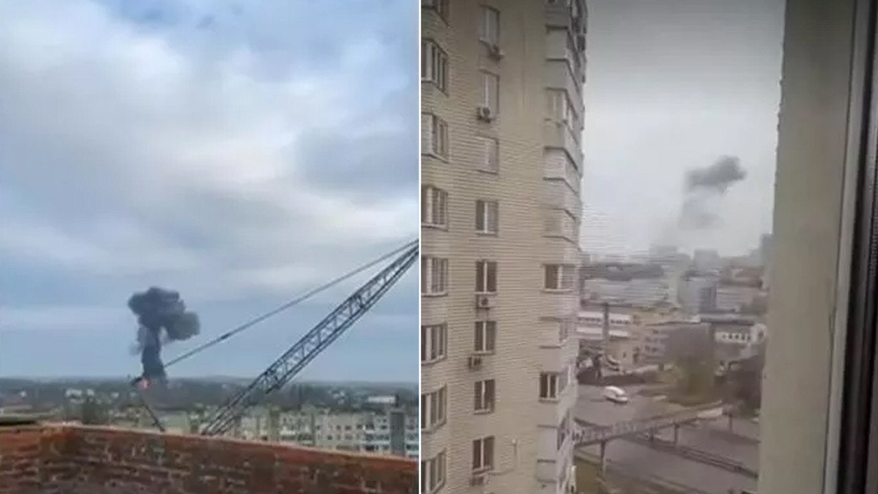 Ukrayna'nın başkenti Kiev'e füzeli saldırı